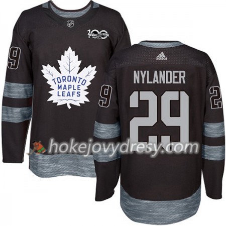 Pánské Hokejový Dres Toronto Maple Leafs William Nylander 29 1917-2017 100th Anniversary Adidas Černá Authentic
